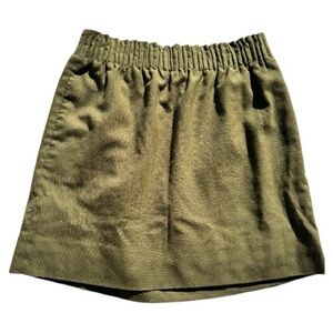J. Crew Olive Mini Skirt   PM6